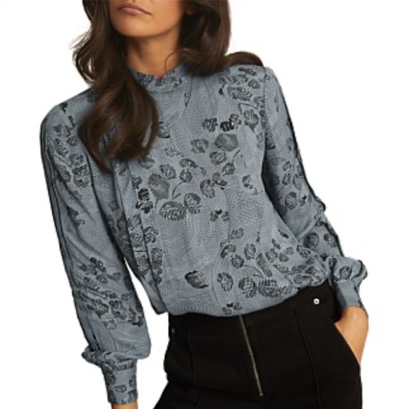 Reiss Tops - REISS Sarah-floral Blouse Women’s Size 10